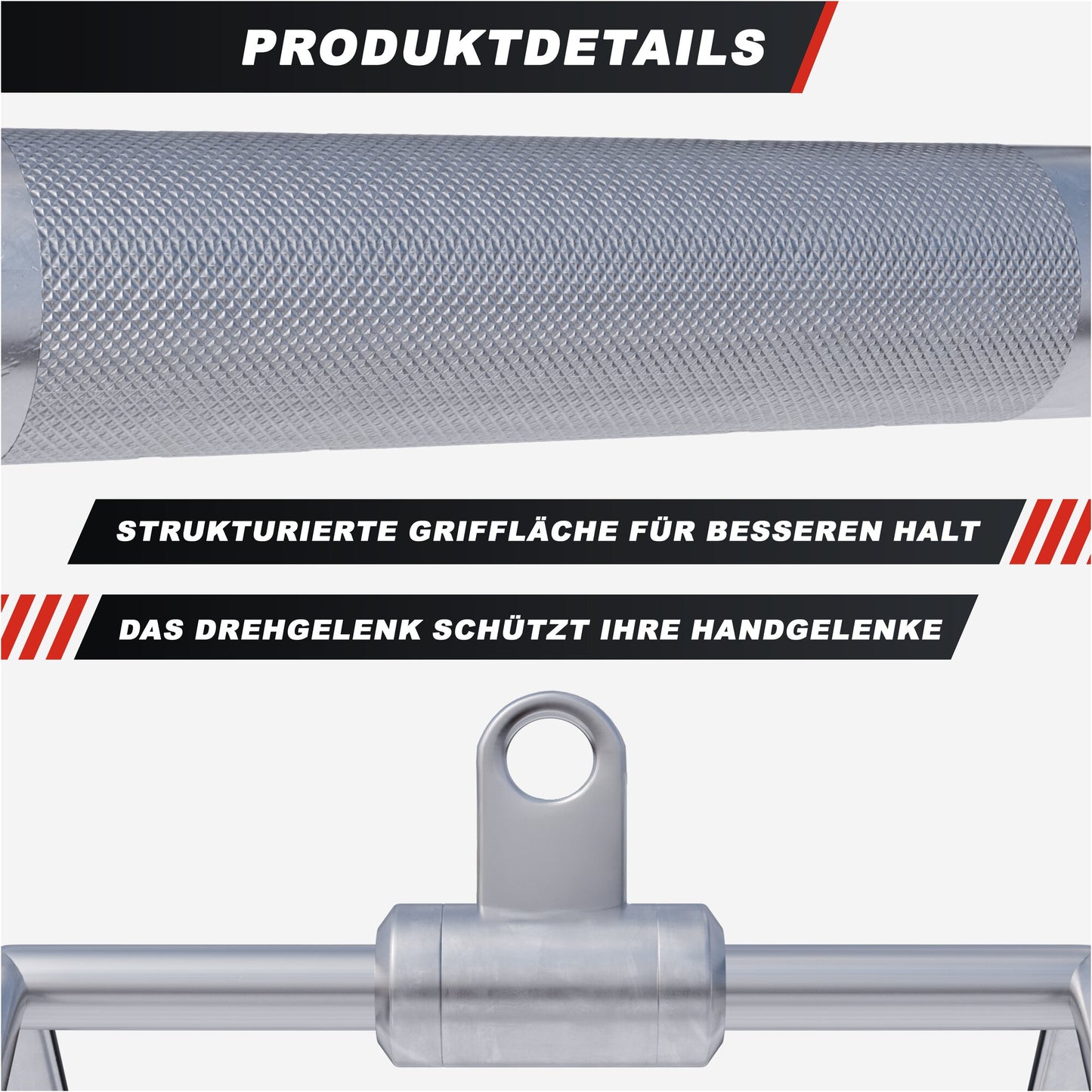 Paralelna ručica za veslanje / donji kotur na lat mašini