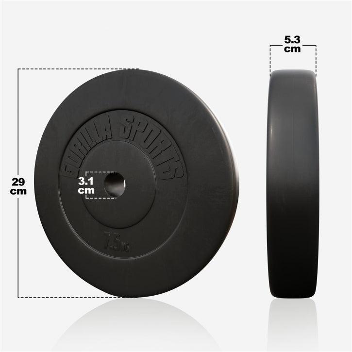 Plastični tegovi 1,25-15 KG