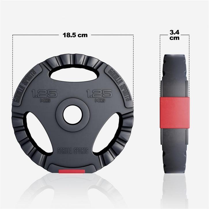 Plastični tegovi Gripper 1,25-15 KG