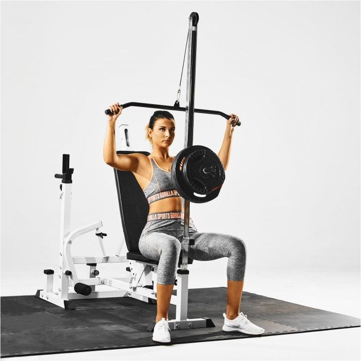 Multifunkcionalna klupa za vežbanje sa lat nastavkom