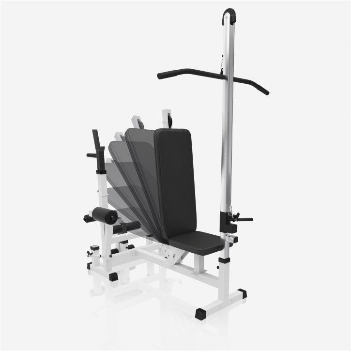 Multifunkcionalna klupa za vežbanje sa lat nastavkom