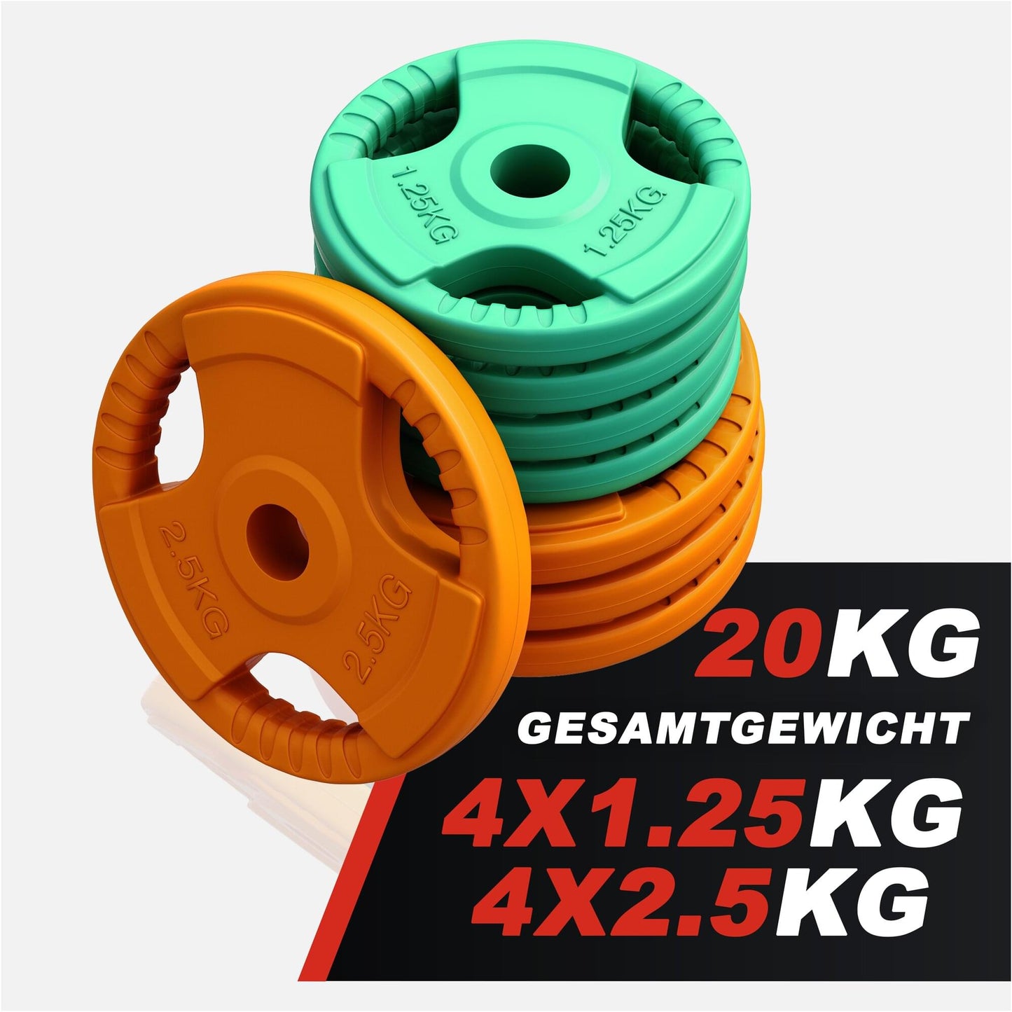 Podesive bučice gumirane 20 kg