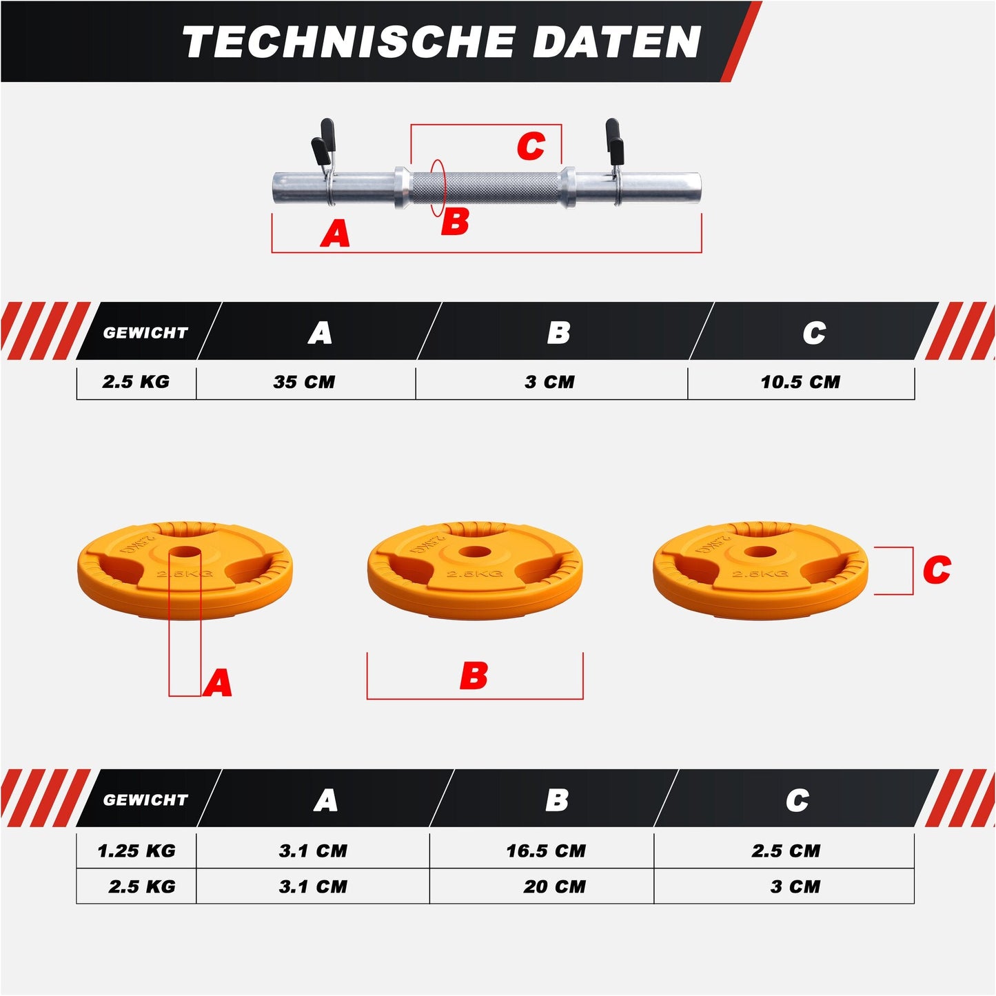 Podesive bučice gumirane 20 kg