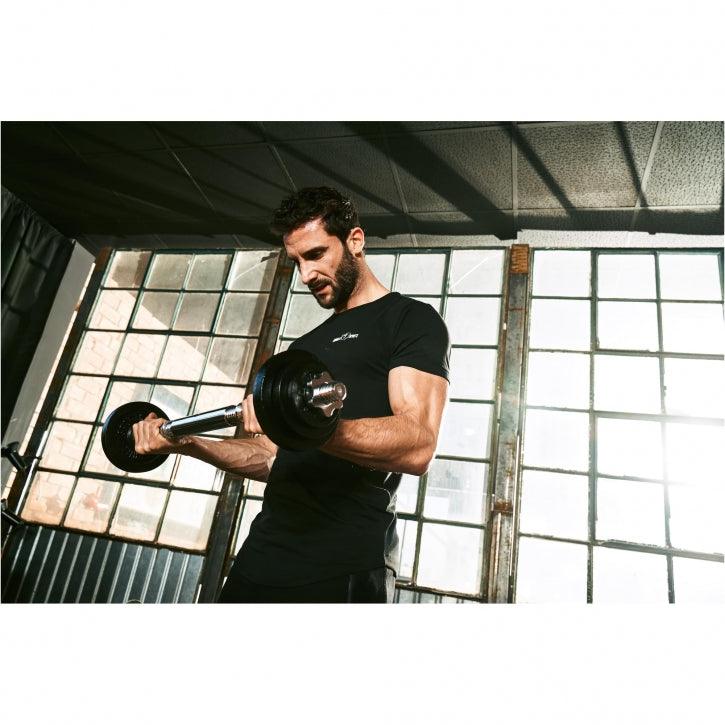 Podesive bučice/šipka 22 kg 2 u 1