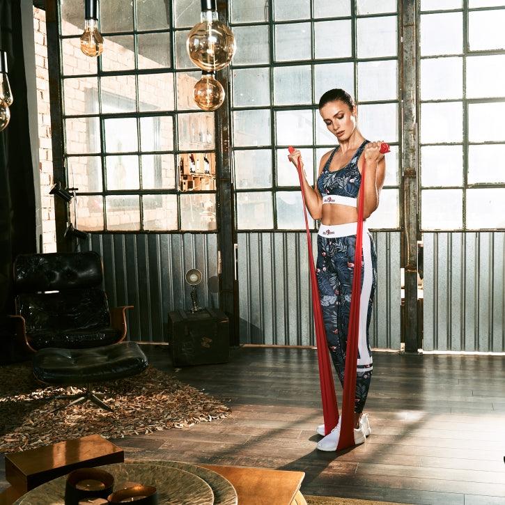 Elastične trake za vežbanje od lateksa 120 - 200 cm