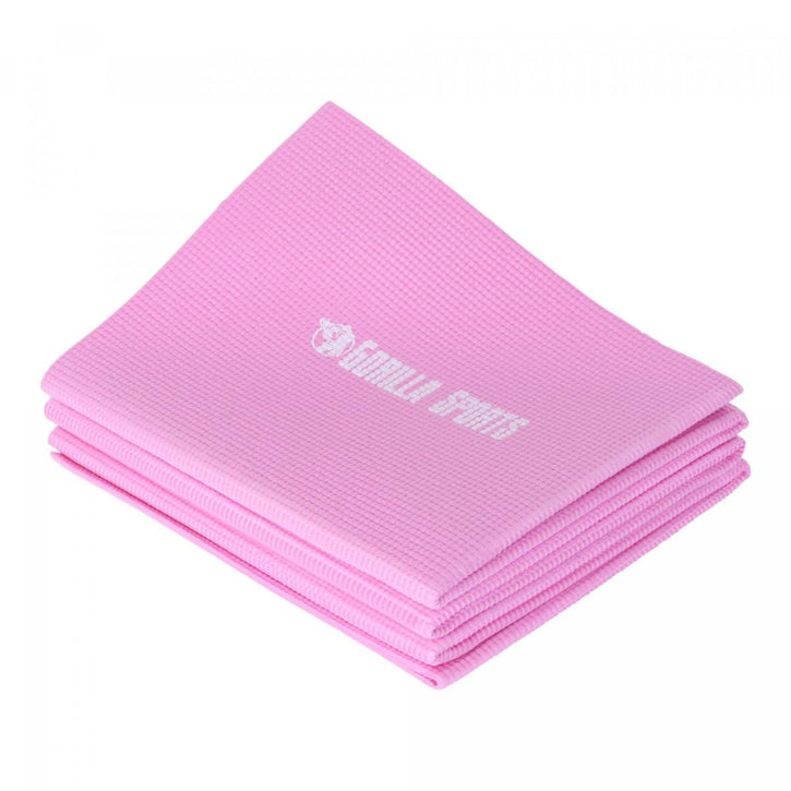 Prostirka za vežbanje roza/siva