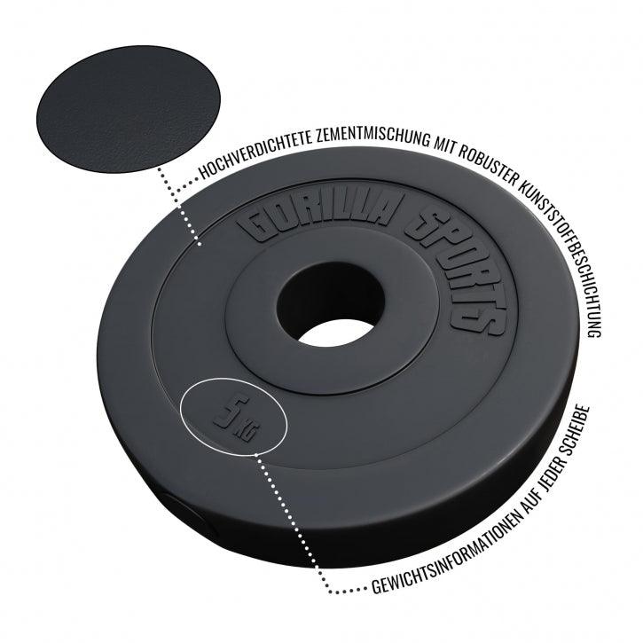 Plastični olimpijski tegovi 5 - 15KG