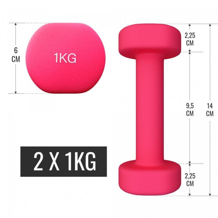 Tegovi za aerobik sa koferom 12 kg