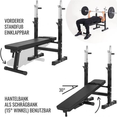 Klupa za benč sa setom tegova Gripper 100 kg
