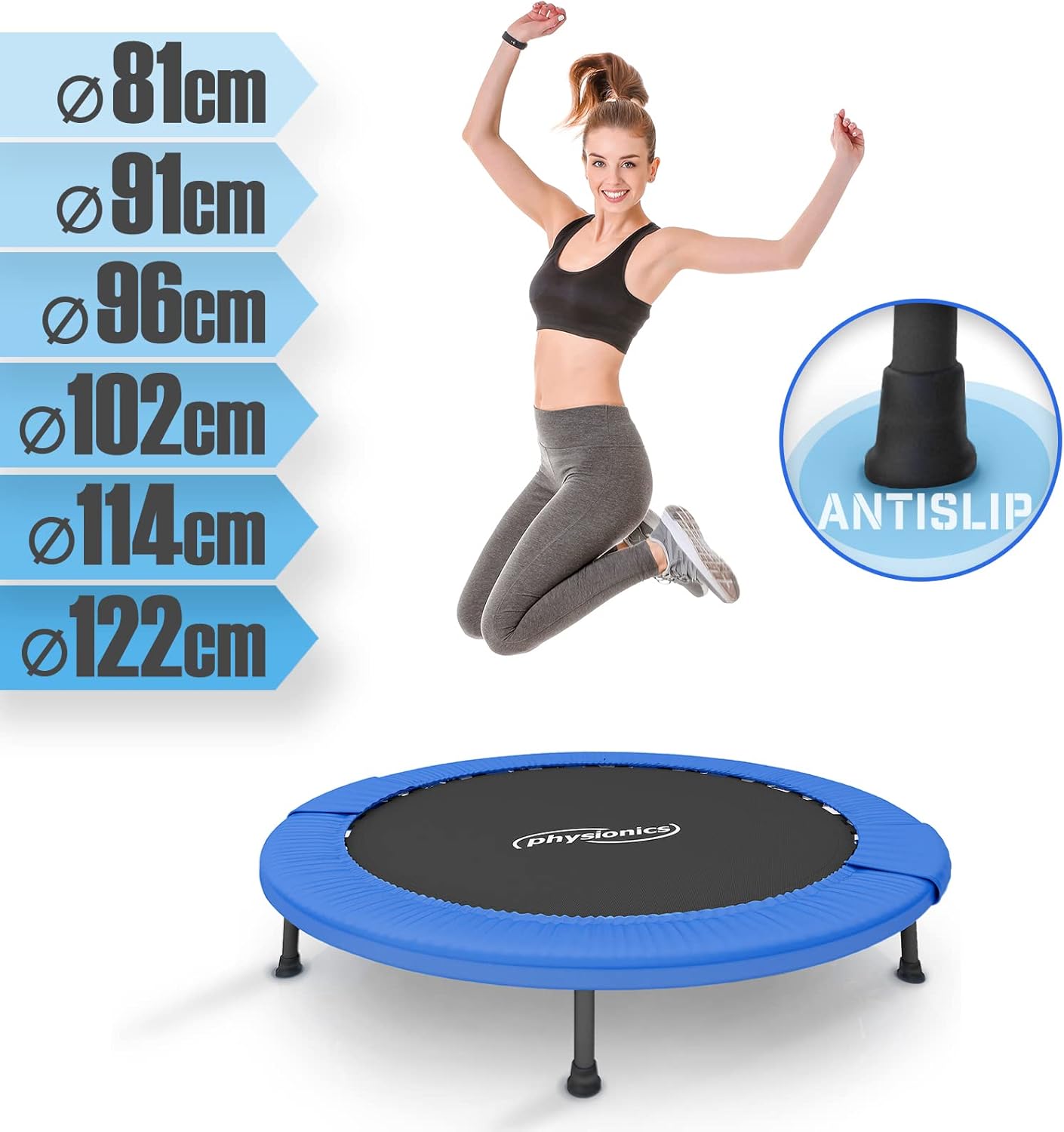 Fitnes trambolina 81 - 122 cm
