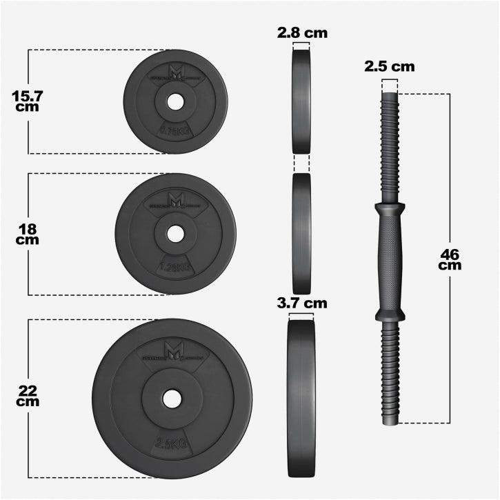 E-Series Set Bučica 25 mm Plastika 30 kg