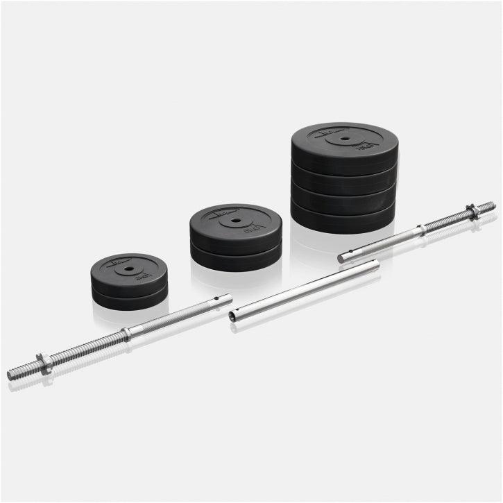 Set šipka i tegovi 60 kg 25 mm