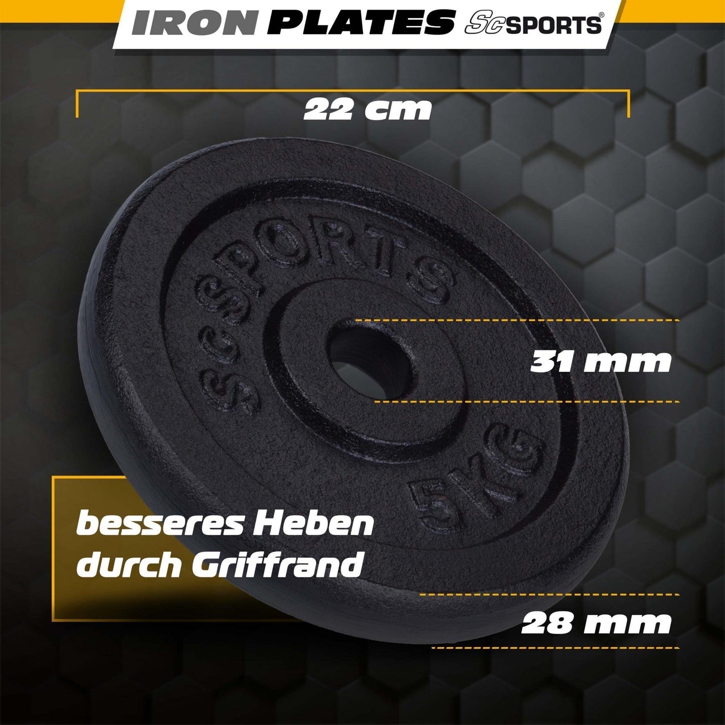 Tegovi od livenog gvožđa 30/31 mm 10-20 kg