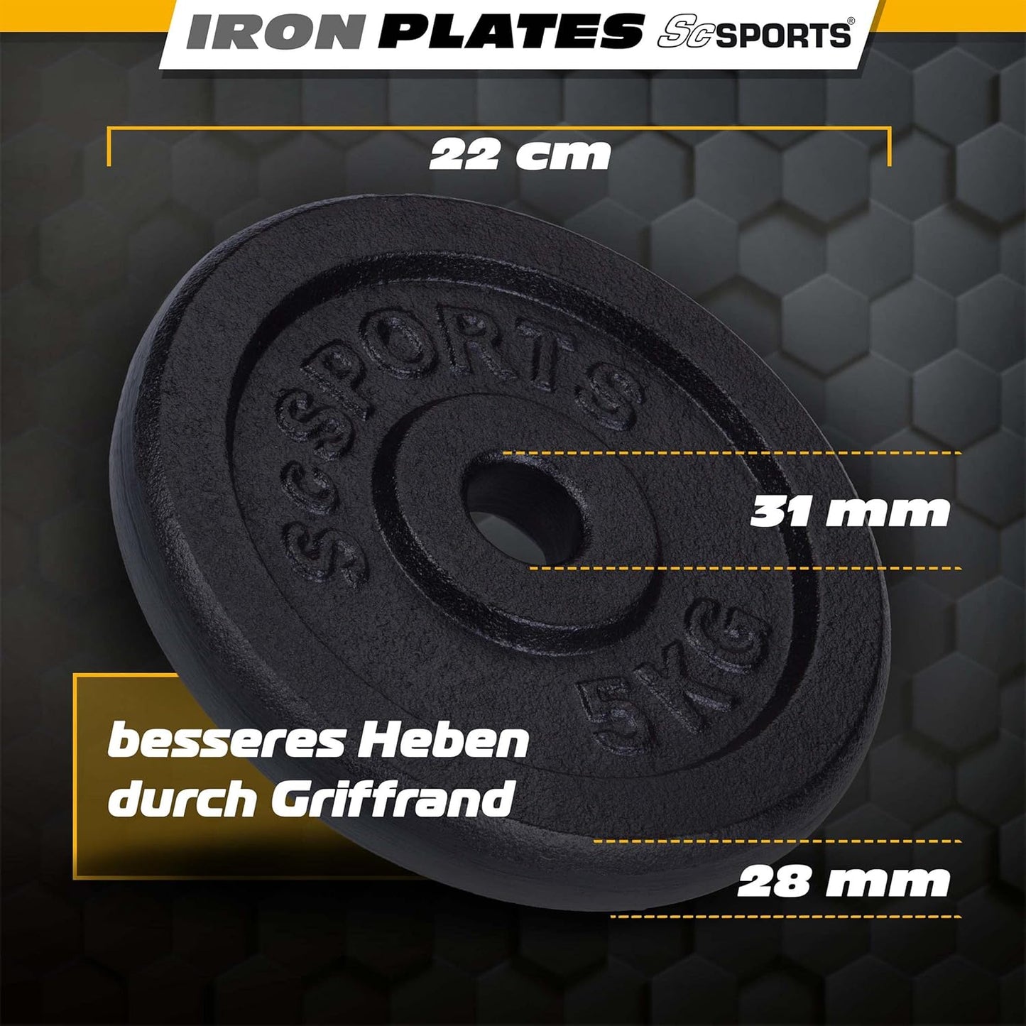 Tegovi od livenog gvožđa 30/31 mm 10-20 kg