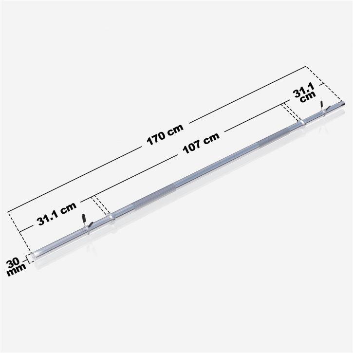 Šipka za benč 170 cm sa osiguračima