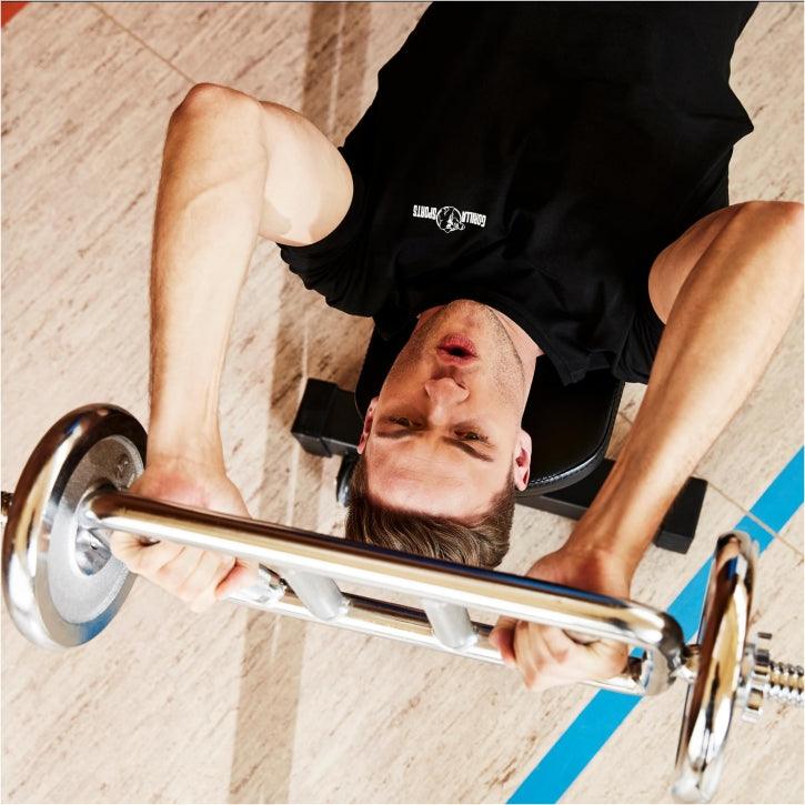 Šipka za triceps hromirana