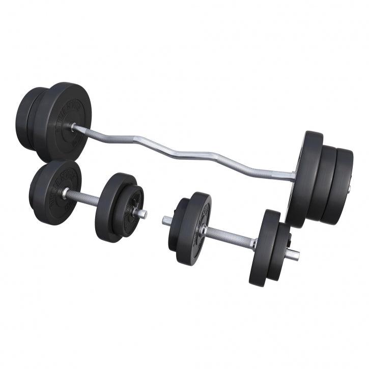 SZ-Curlset Kunststoff 70 kg mit Verschlüssen