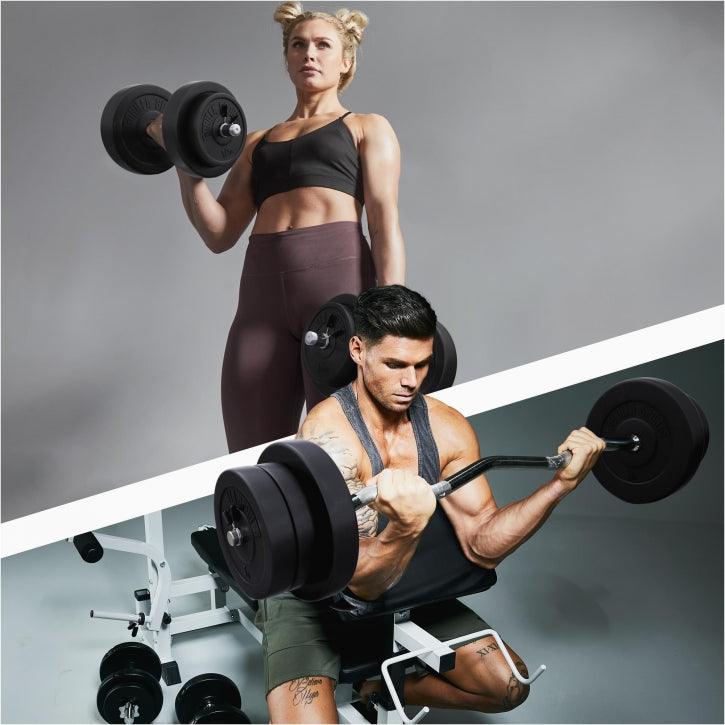 SZ-Curlset Kunststoff 70 kg mit Verschlüssen