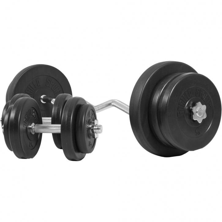 SZ-Curlset Kunststoff 70 kg mit Verschlüssen
