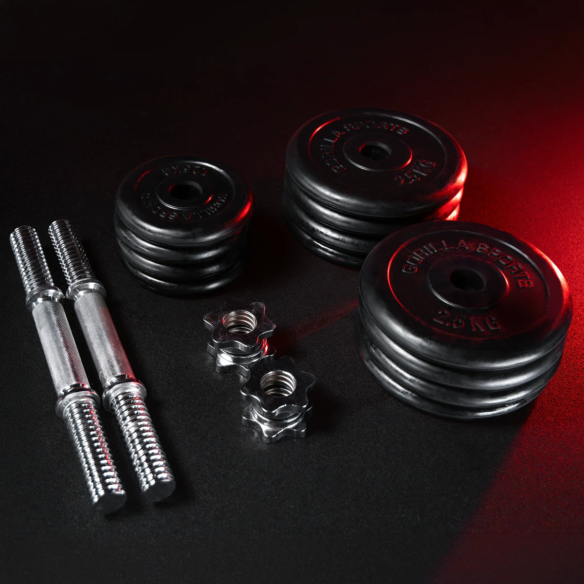 Set gumiranih bučica 30 kg