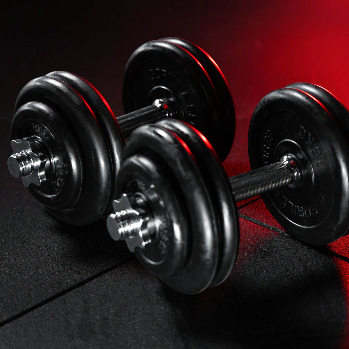 Set gumiranih bučica 30 kg