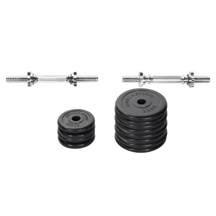 Set gumiranih bučica 30 kg