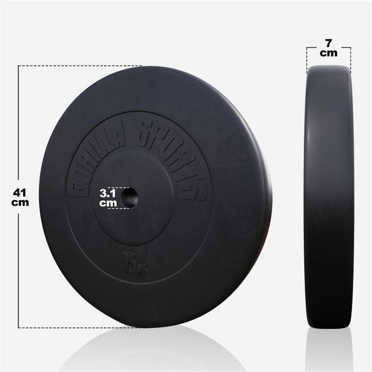Plastični tegovi 1,25-15 KG
