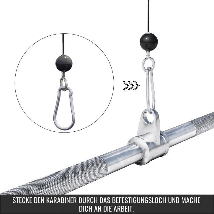 Šipka za lat mašinu sa širokim paralelnim hvatom - 76 cm