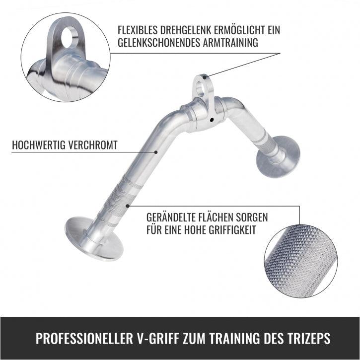 V nastavak za triceps sa rotirajućim zglobom
