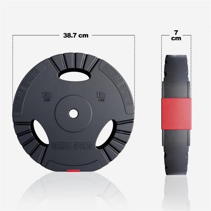 Plastični tegovi Gripper 1,25-15 KG