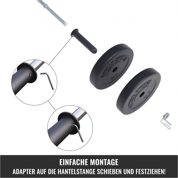 Adapteri za šipku 50 mm - Crni