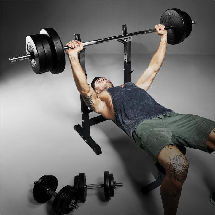 Benč klupa sa setom tegova 38 - 100 kg