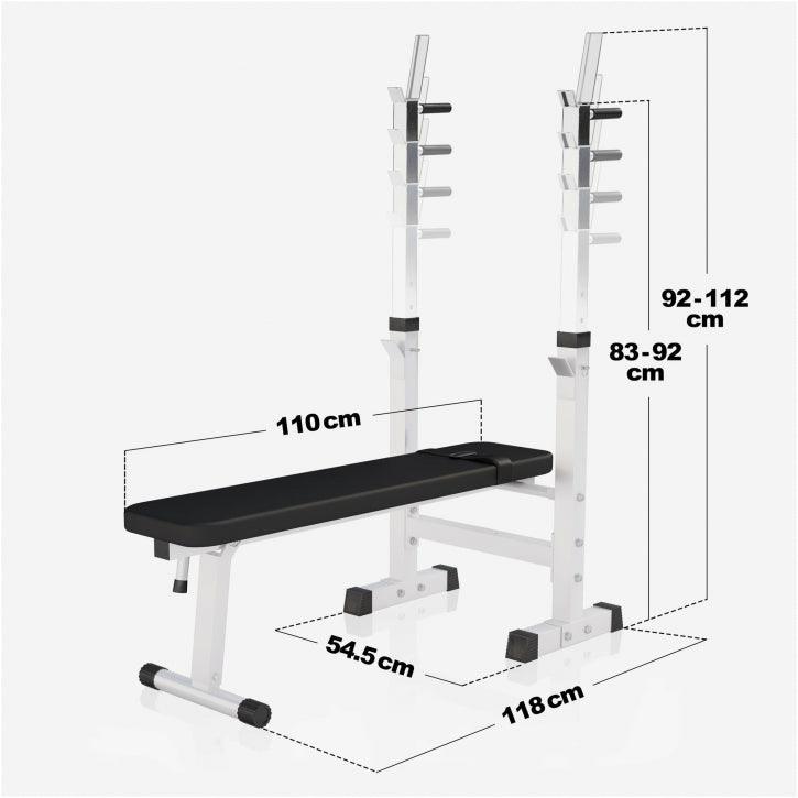 Benč klupa sa setom tegova 38 - 100 kg