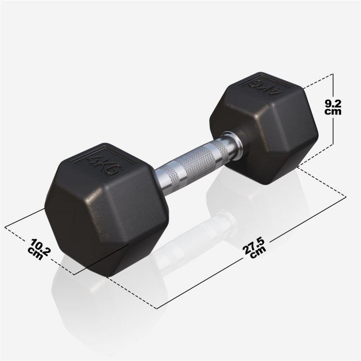 Hex Fiksne bučice gumirane 2-50 kg