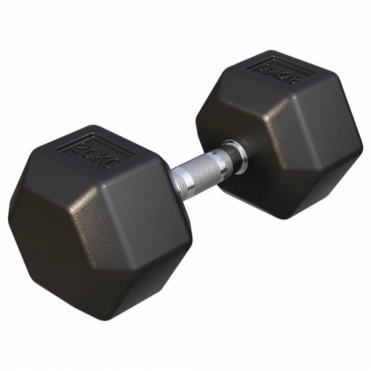 Hex Fiksne bučice gumirane 2-50 kg