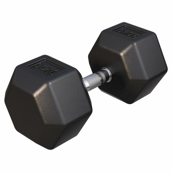 Hex Fiksne bučice gumirane 2-50 kg