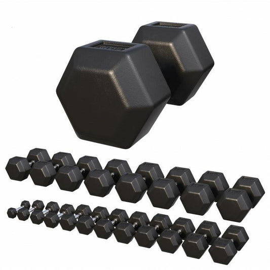 Hex Fiksne bučice gumirane 2-50 kg