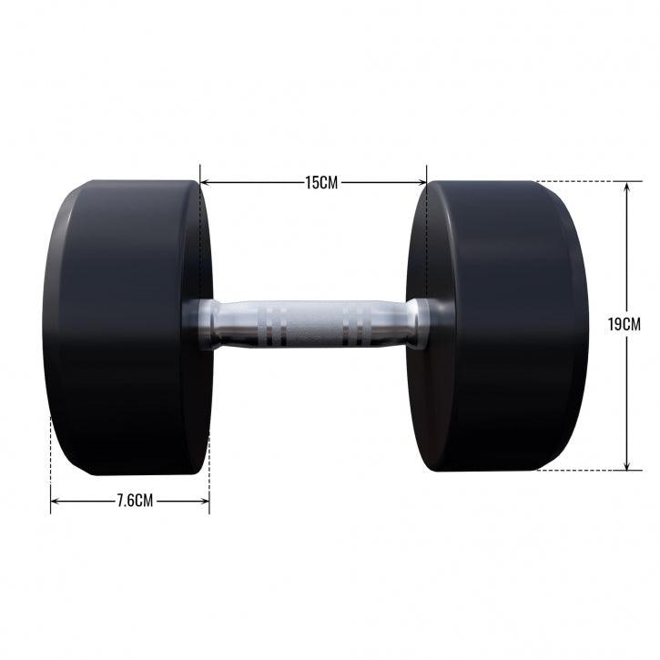Fiksne gumirane bučice 2,5 - 30 kg