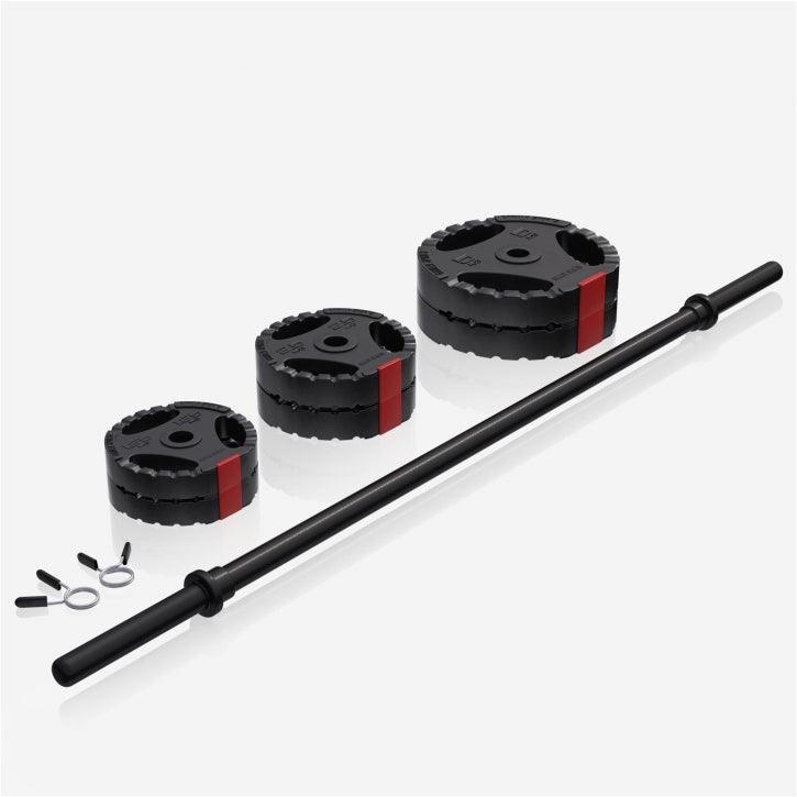 Langhantel Set Aerobic Kunststoff 20 kg