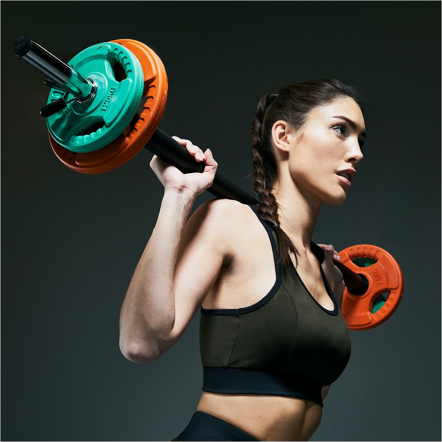 Gumirani olimpijski tegovi 1,25-25 kg