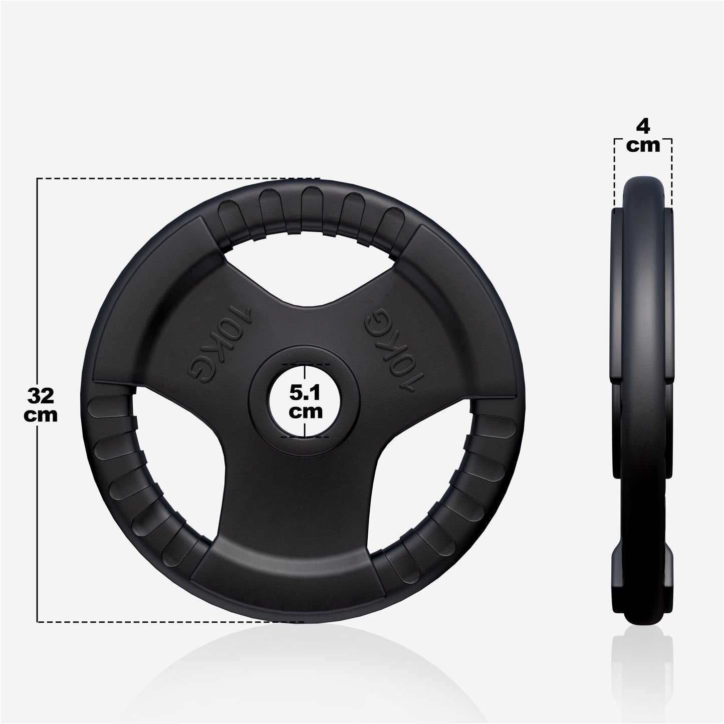 Gumirani olimpijski tegovi 1,25-25 kg