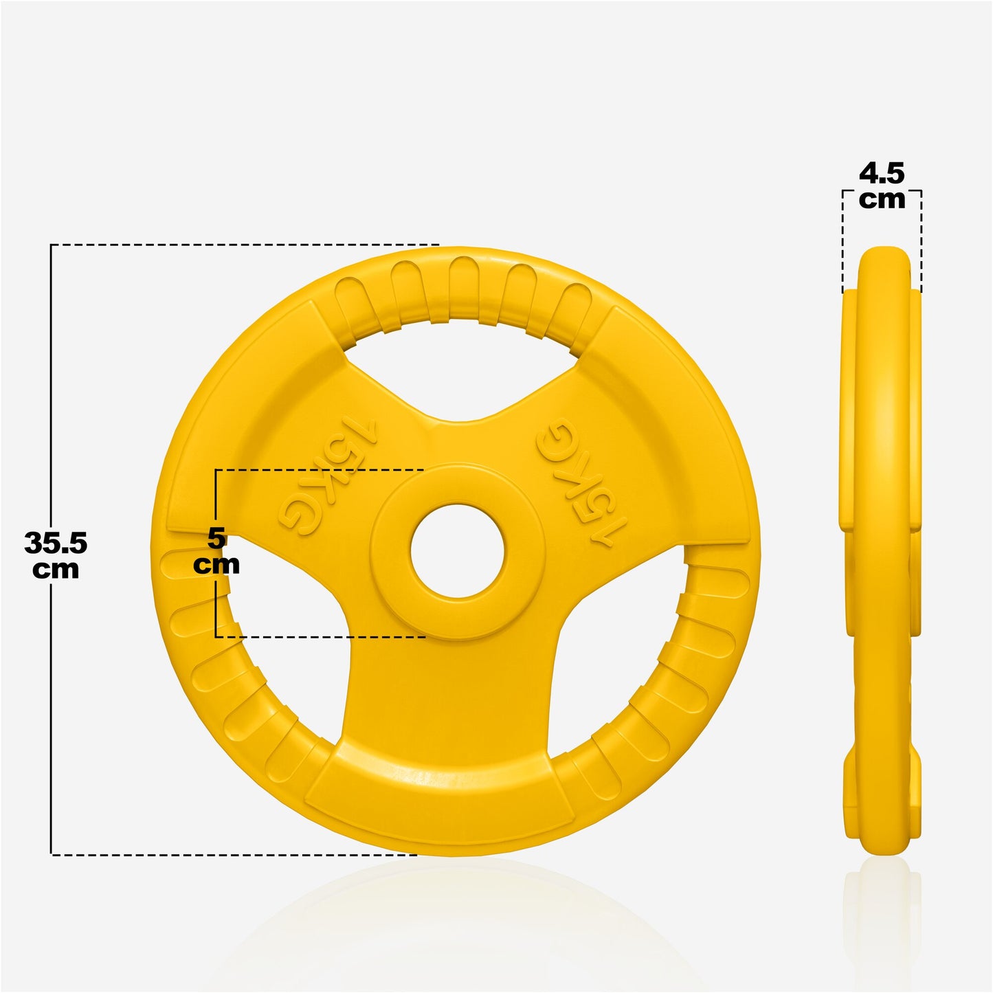 Gumirani olimpijski tegovi 1,25-25 kg