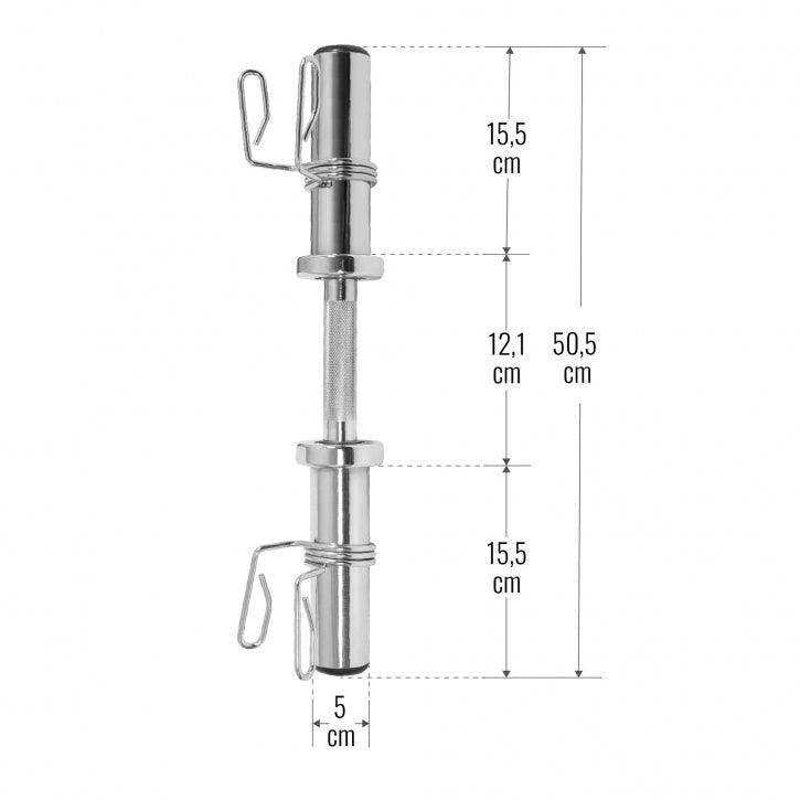 Šipka za bučice 50 cm - 50/51 mm