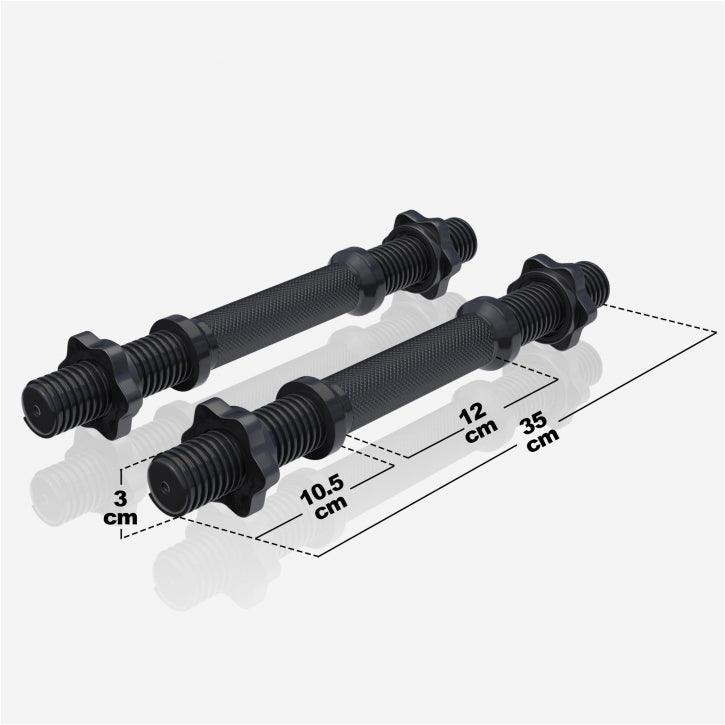 Šipka za bučice set 35 cm sa zvezdastim osiguračima