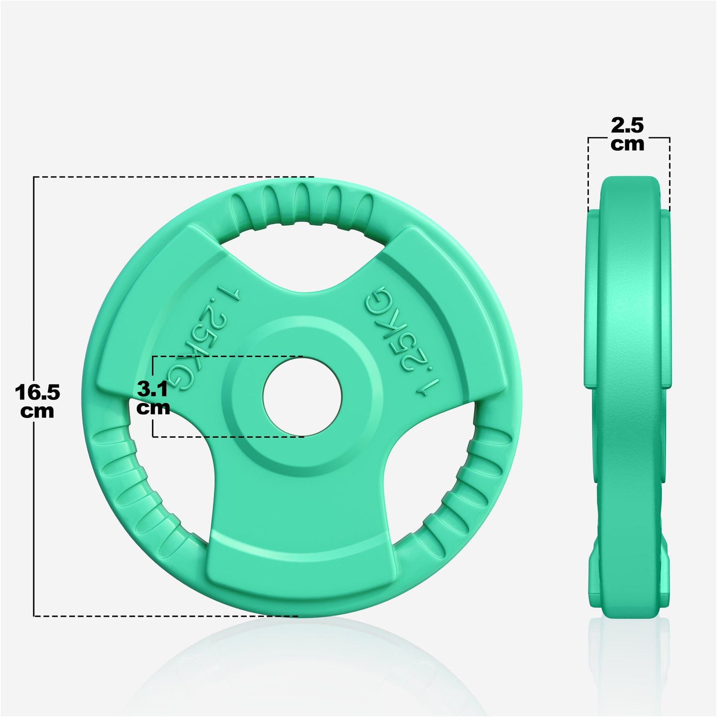 Gumirani tegovi 1,25-25 kg