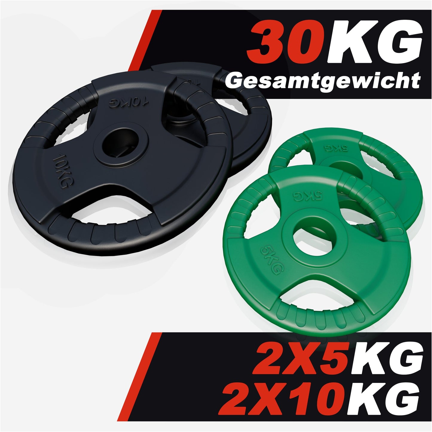 Gumirani olimpijski tegovi 1,25-25 kg