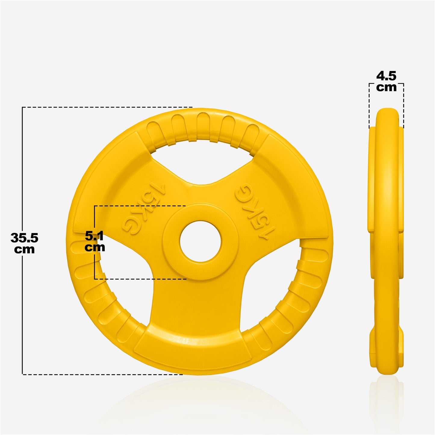 Gumirani olimpijski tegovi 1,25-25 kg
