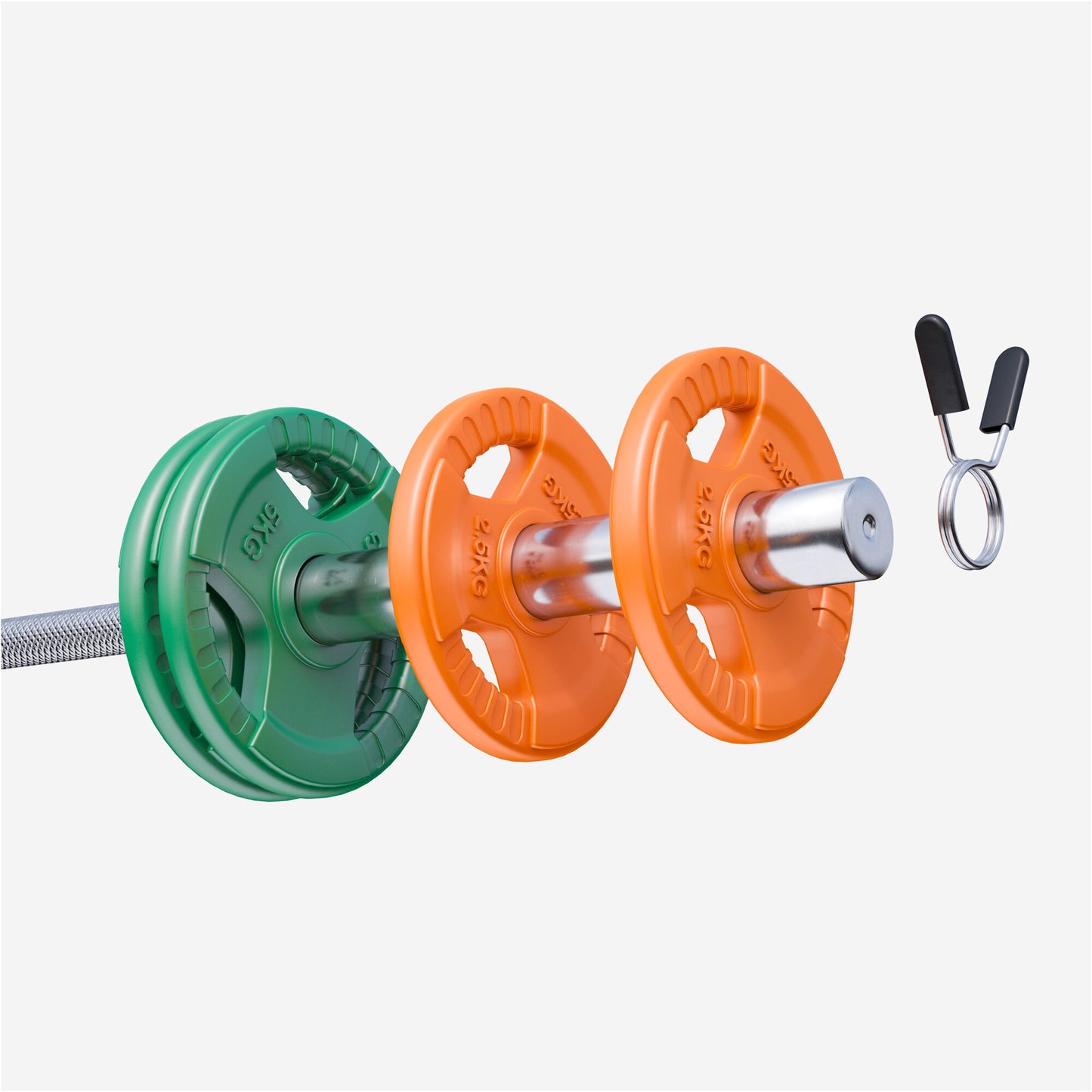 Gumirani olimpijski tegovi 1,25-25 kg