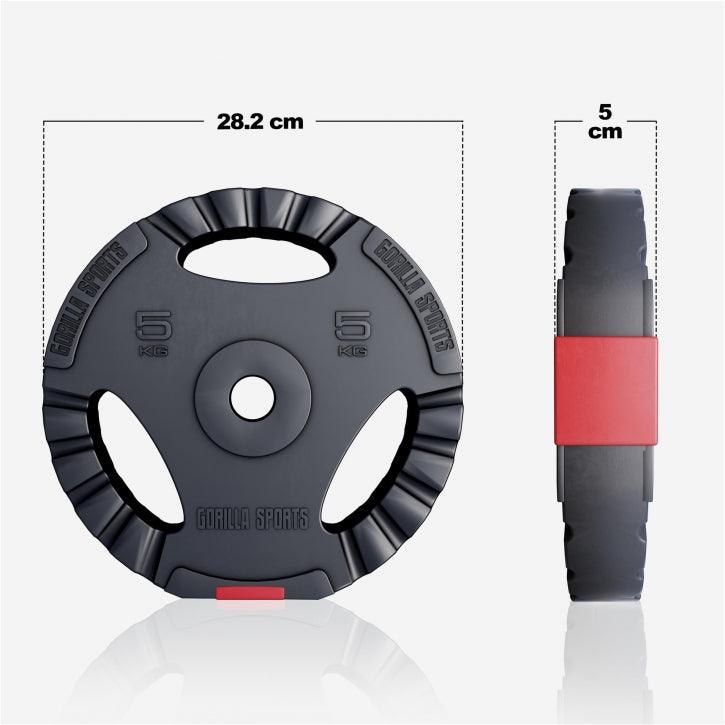Plastični tegovi Gripper 1,25-15 KG