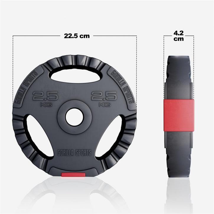 Plastični tegovi Gripper 1,25-15 KG